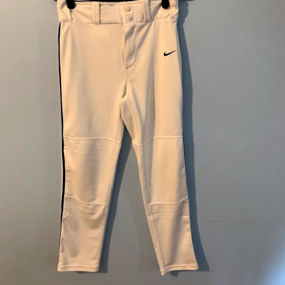 Kid's Nike Baseball Pants Size Large Color White